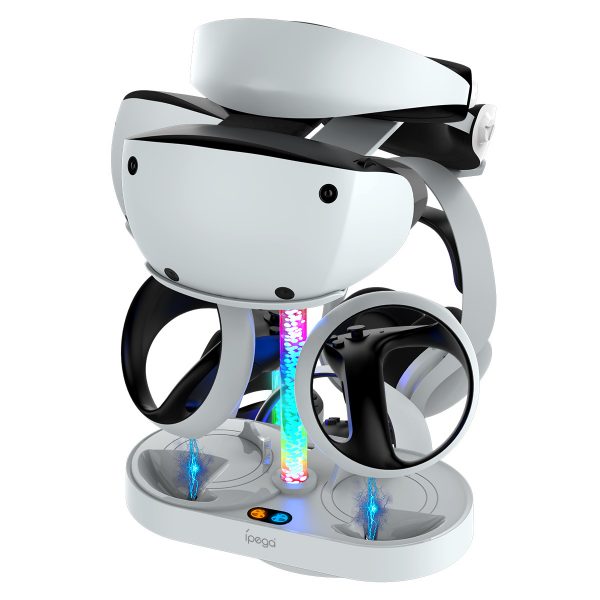 PS5 VR2 Magnetic Charging Dock Storage Holder with RGB Lighting - Image 2