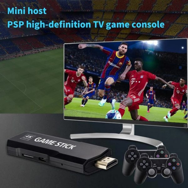 Gift X2 4K Game Stick HD Video Game Console 3D Retro Built-in 30000 Games 40+ Simulators With Wireless Controller - Image 7