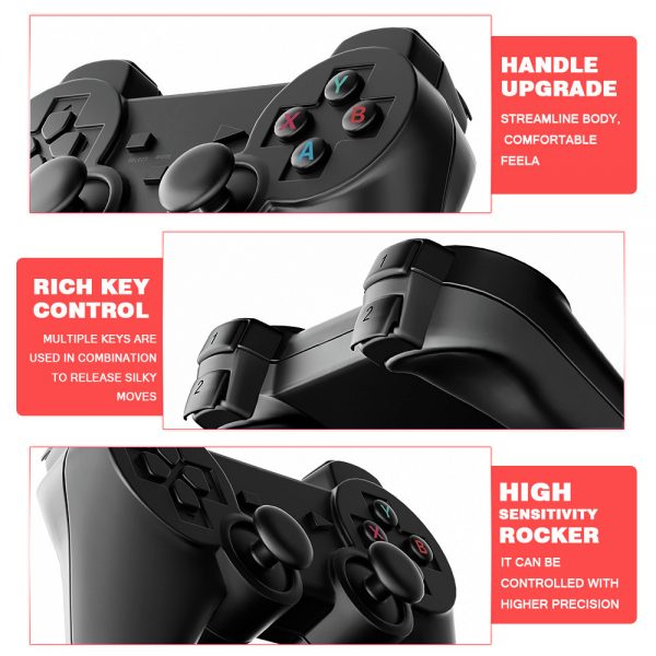 Gift X2 4K Game Stick HD Video Game Console 3D Retro Built-in 30000 Games 40+ Simulators With Wireless Controller - Image 3