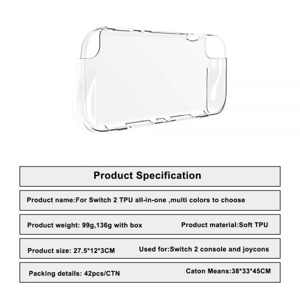 For Nintendo Switch 2 TPU Case 2025 Shockproof Cover - Image 2