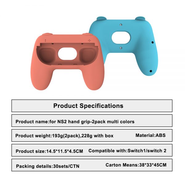 For Nintendo Switch 2 Hand Grip-2Pack - Image 3