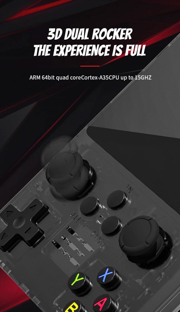 R35S Linux Retro Handheld Gaming Console with 15000 Games Wi-Fi Communication Built-In Battery - Image 8