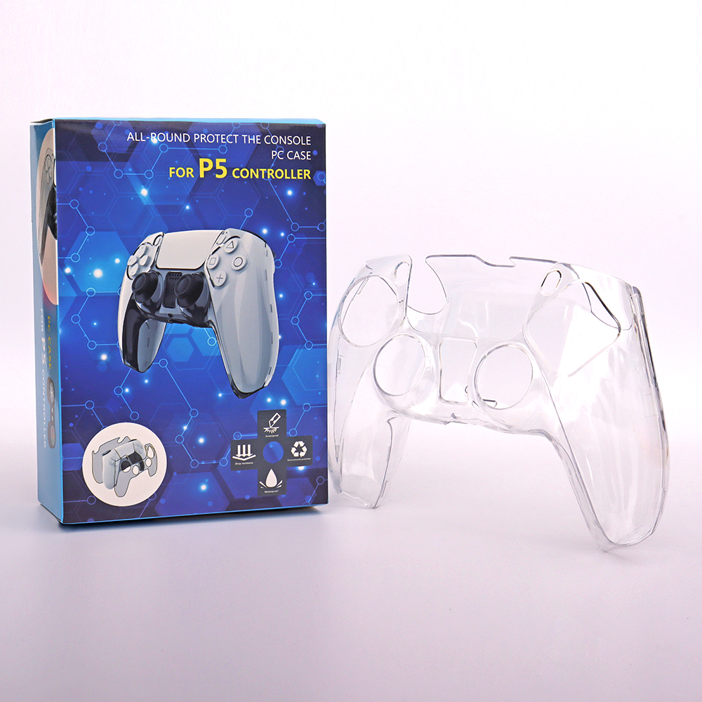 Crystal Clear Protective Case Compatible with PS5 Controller Transparent Hard Shell - Image 8