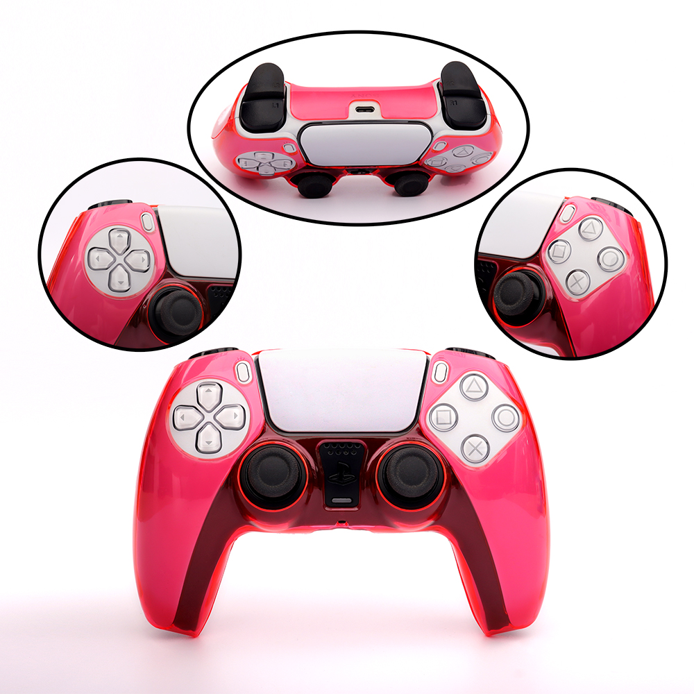 Crystal Clear Protective Case Compatible with PS5 Controller Transparent Hard Shell - Image 6