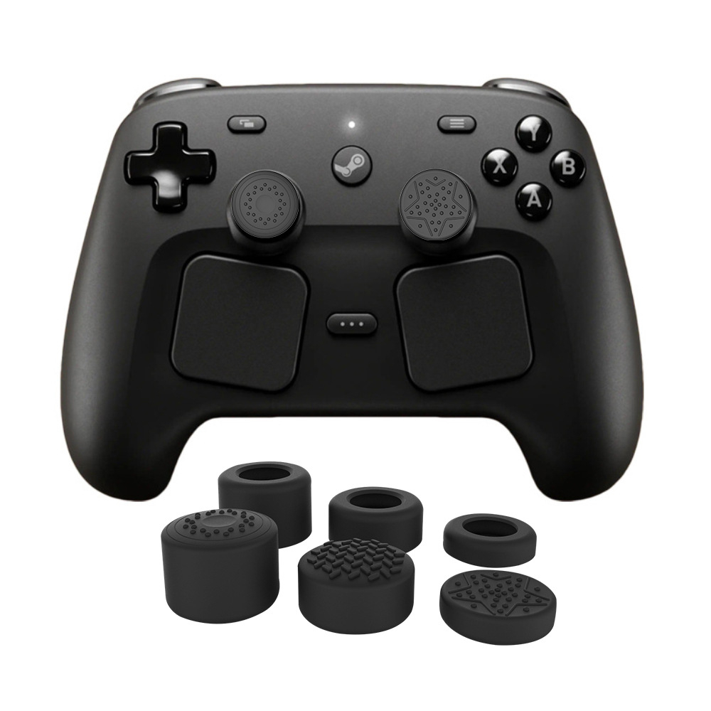 Steam Controller 2 Silicone Thumb Grip Caps 6 Pack High Low Rise Analog Stick Covers - Image 6