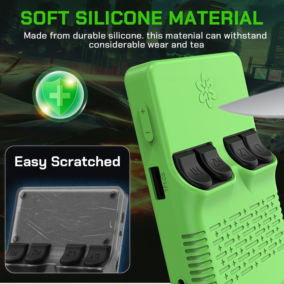 R36S Silicone Protective Cover Soft Anti Scratch Handheld Gaming Console Case - Image 8
